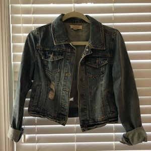 Distressed Jean Jacket